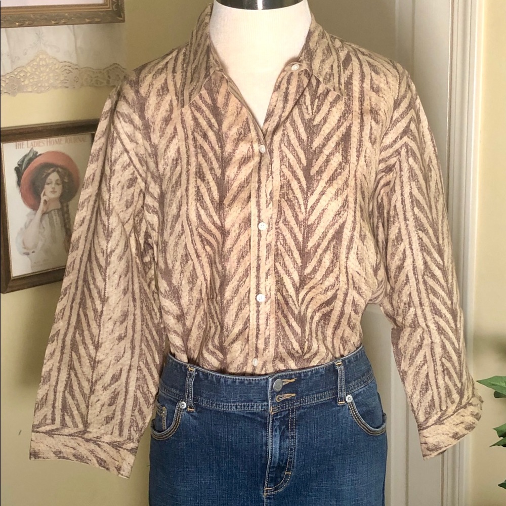 Lauren RL Linen Blouse